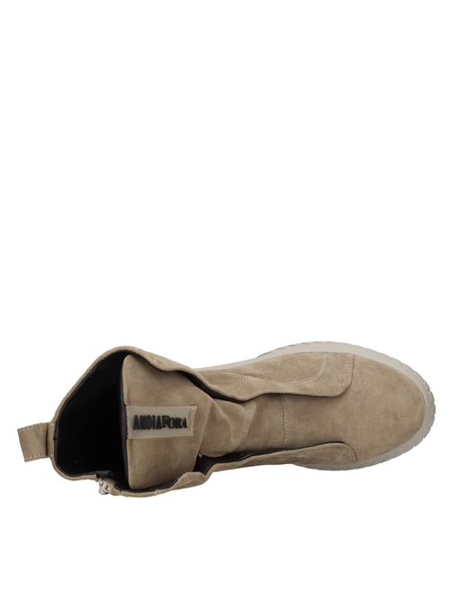 Stivaletti in camoscio ANDIAFORA | SEILOR NO LACE CAM.BEIGE